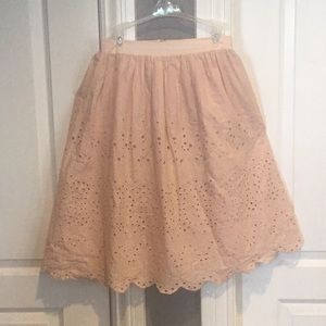 Peachy pink skirt